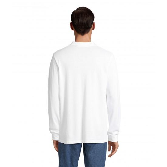 Лонгслів поло SOL'S Planet LSL білий - 04241102XL