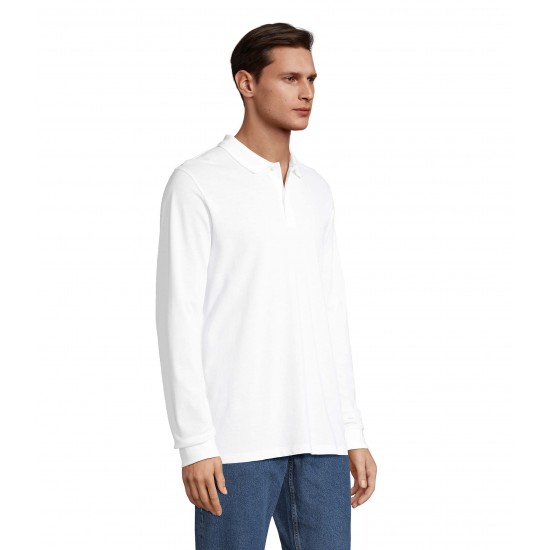 Лонгслів поло SOL'S Planet LSL білий - 04241102XL