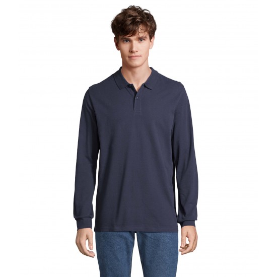 Лонгслів поло SOL'S Planet LSL кобальт - 04241319XL