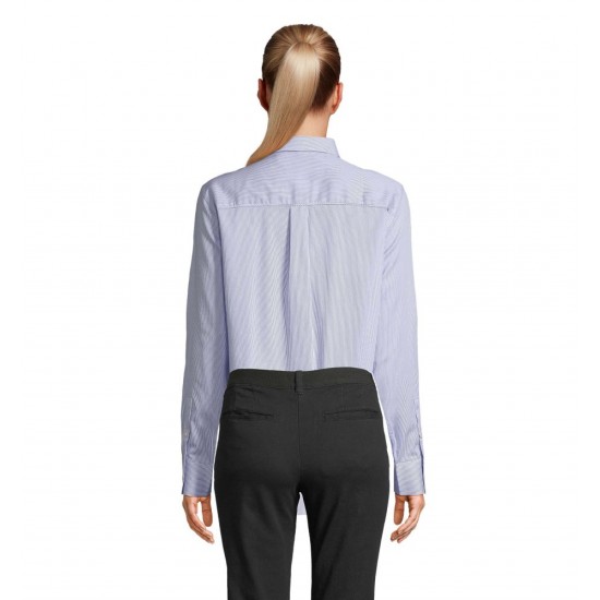 Сорочка жіноча NeoBlu Baptiste блакитний в смужку - 04339606S