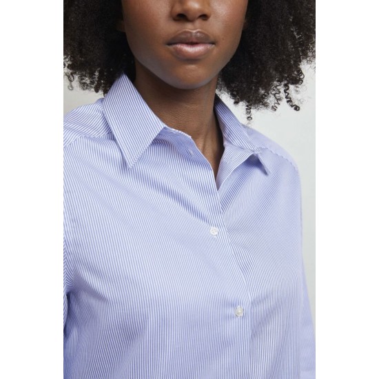 Сорочка жіноча NeoBlu Baptiste блакитний в смужку - 04339606S