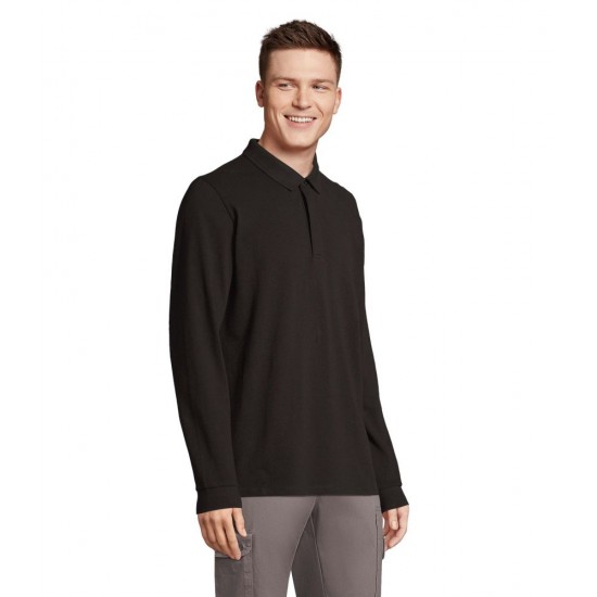 Лонгслів поло NeoBlu Owen LSL чорний - 04396309S