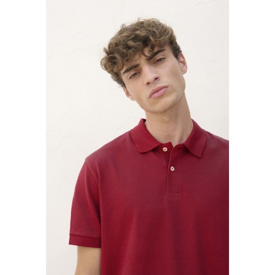 Футболка поло SOL’S Pacific темно-червоний - 04439173S