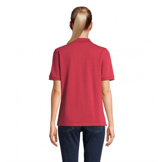 Футболка поло жіноча SOL’S Pacific темно-червоний - 04440173S