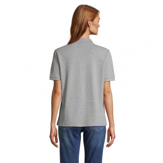 Футболка поло жіноча SOL’S Pacific сірий меланж - 04440360S Футболка поло жіноча SOL’S Pacific сірий меланж - 04440360S