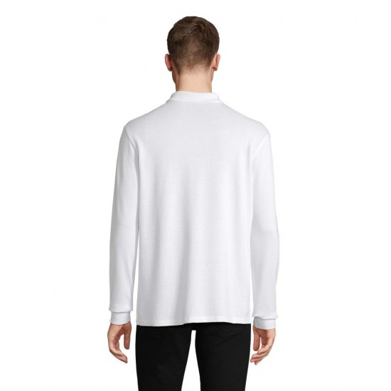 Лонгслів поло SOL’S Pacific LSL білий - 04441102S