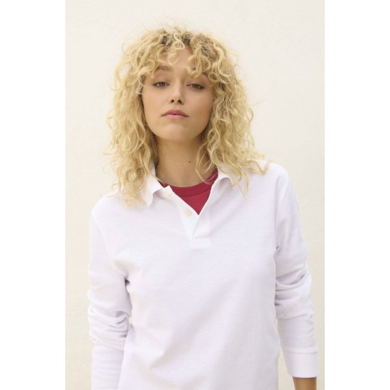 Лонгслів поло SOL’S Pacific LSL білий - 04441102S