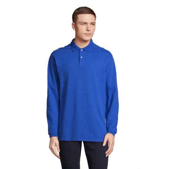Лонгслів поло SOL’S Pacific LSL яскраво-синій - 04441241XL