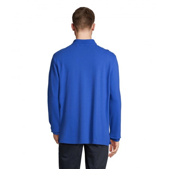 Лонгслів поло SOL’S Pacific LSL яскраво-синій - 04441241XL