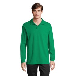 Лонгслів поло SOL’S Pacific LSL яскраво-зелений - 04441272XXL