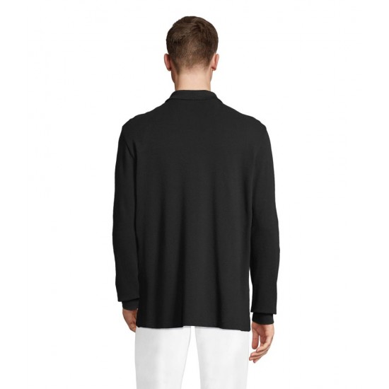 Лонгслів поло SOL’S Pacific LSL чорний - 04441312S