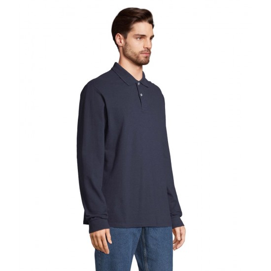 Лонгслів поло SOL’S Pacific LSL кобальт - 04441319S