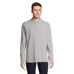 Лонгслів поло SOL’S Pacific LSL сірий - 04441342XS