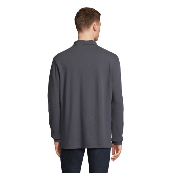 Лонгслів поло SOL’S Pacific LSL графітовий - 04441381S