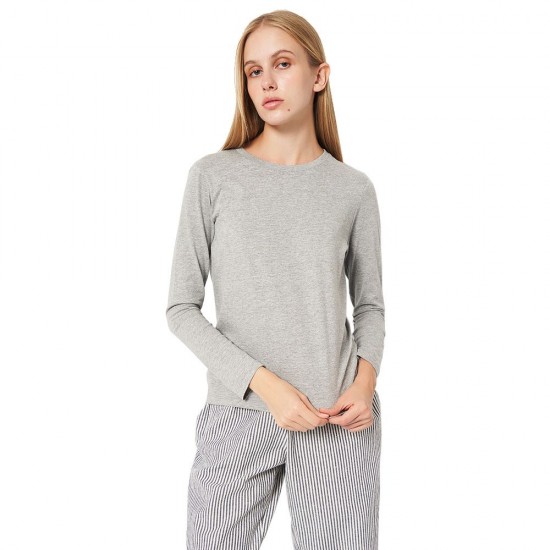 Лонгслів жіночий SOL’S Monarch сірий меланж - 04443350M