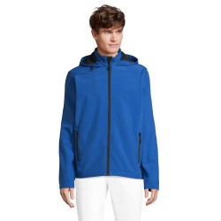 Куртка софтшел чоловіча SOL'S Race Hooded яскраво-синій - 04447241S