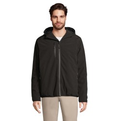 Куртка софтшел чоловіча SOL'S Falcon Padded чорний - 04449312L