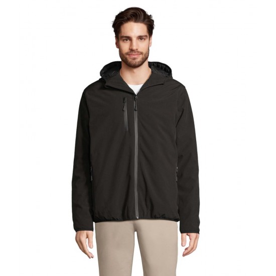 Куртка софтшел чоловіча SOL'S Falcon Padded чорний - 04449312XL