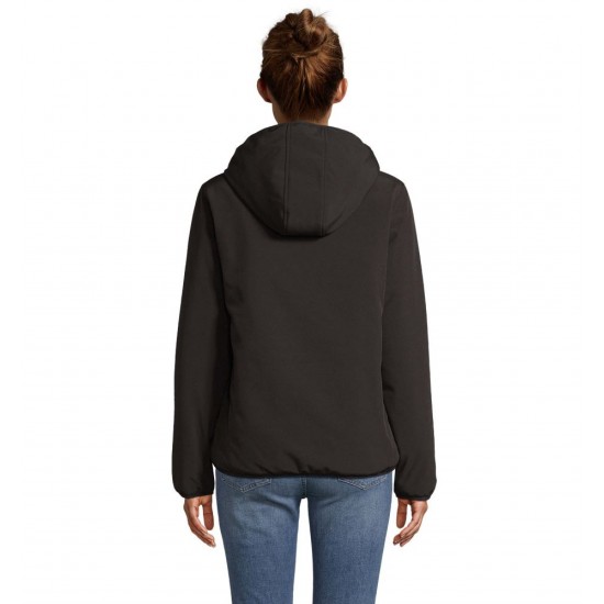 Куртка софтшел жіноча SOL'S Falcon Padded чорний - 04450312XXL