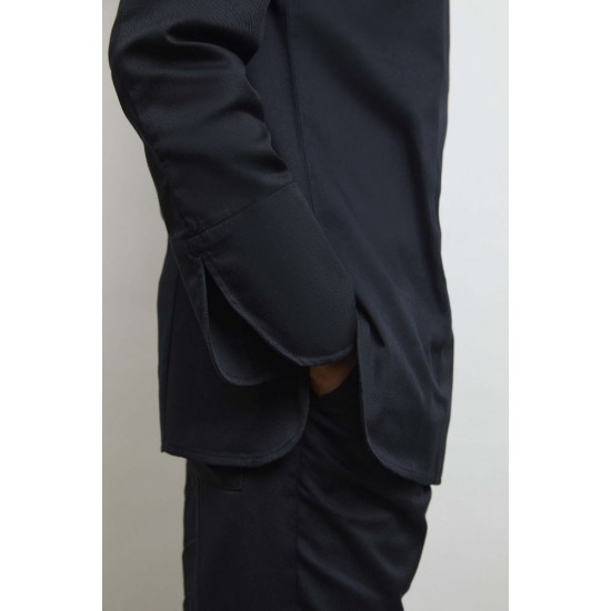 Китель кухарський жіночий NeoBlu Eugenie чорний - 04459309XXL