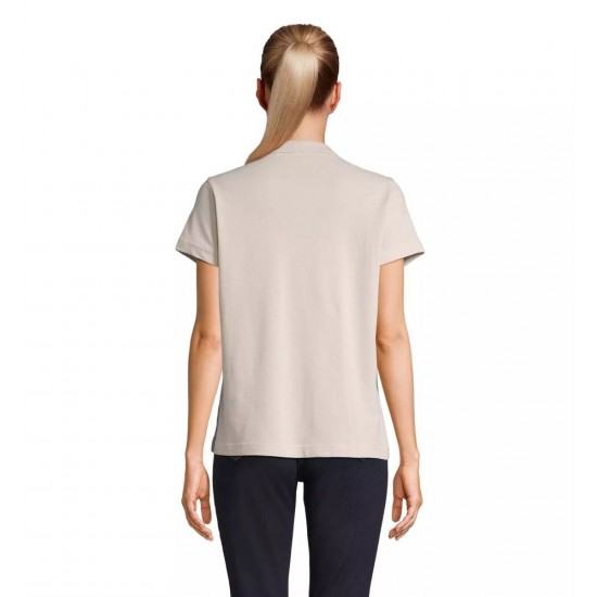 Футболка поло жіноча SOL’S Pulse лляний - 04501119M Футболка поло жіноча SOL’S Pulse лляний - 04501119M