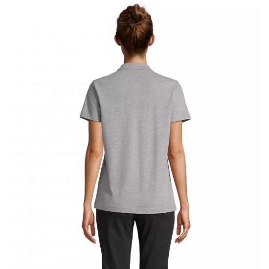 Футболка поло жіноча SOL’S Pulse сірий меланж - 04501360XL