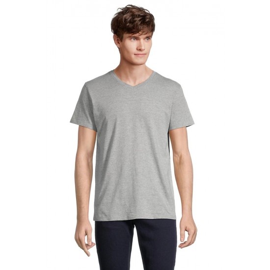 Футболка чоловіча SOL’S Regent V сірий меланж - 04765350XXL
