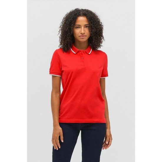 Поло SOL’S Palermo яскраво-червоний/білий - 04769860S