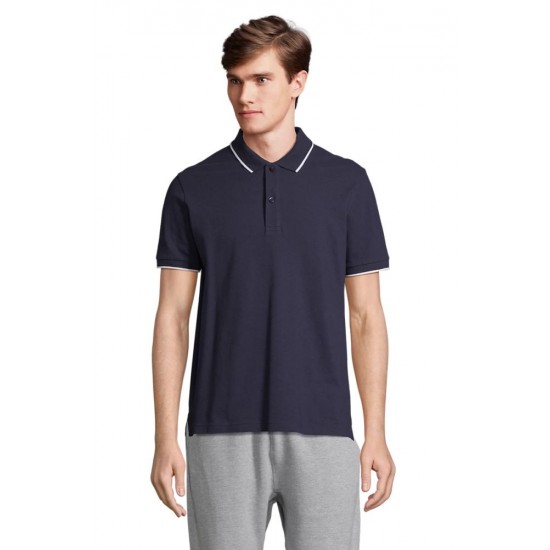 Поло SOL’S Palermo кобальт/білий - 04769912S