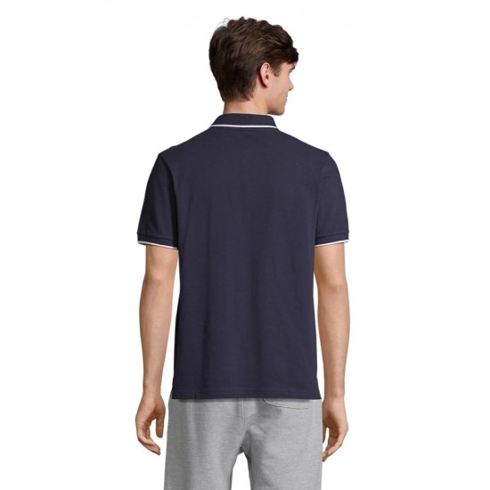 Поло SOL’S Palermo кобальт/білий - 04769912S
