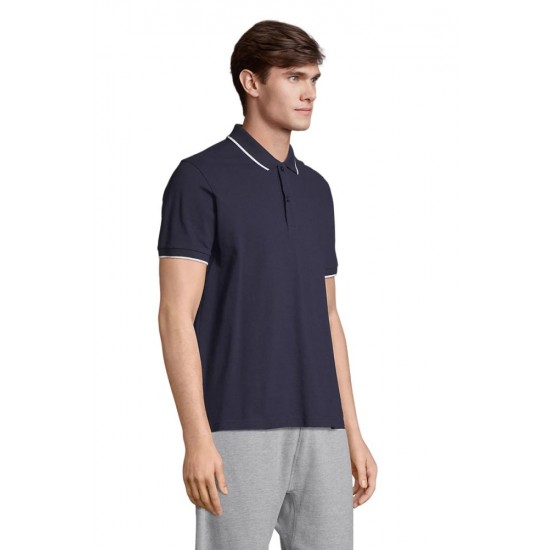Поло SOL’S Palermo кобальт/білий - 04769912S