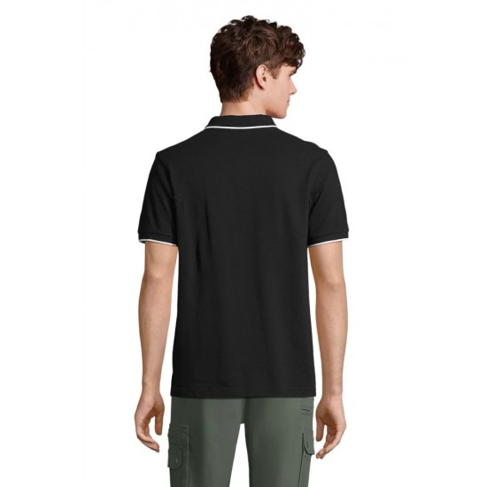 Поло SOL’S Palermo чорний/білий - 04769935S