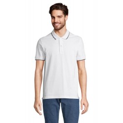 Поло SOL’S Palermo білий/кобальт - 047699893XL