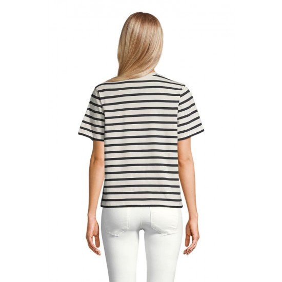 Футболка жіноча SOL'S Legend пастельний/темно-синій - 04776537XL