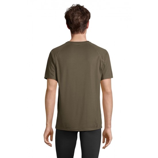 Футболка спортивна чоловіча SOL'S Vortex армійський - 04787269XS