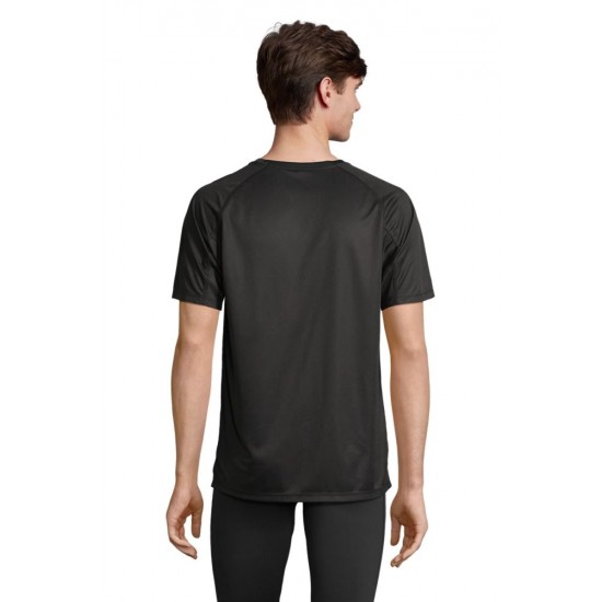 Футболка спортивна чоловіча SOL'S Vortex чорний - 04787312XS