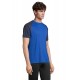 Футболка спортивна чоловіча SOL'S Vortex яскраво-синій/темно-синій - 04787534L