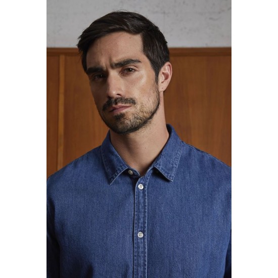 Сорочка чоловіча NeoBlu Bennett вінтажний блакитний - 04796599S Сорочка чоловіча NeoBlu Bennett вінтажний блакитний - 04796599S