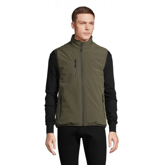 Жилет софтшел SOL’S Falcon Padded BW армійський - 04809269XXL