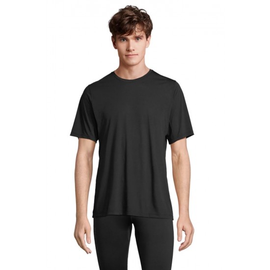 Футболка спортивна SOL’S Storm чорний - 04810312L