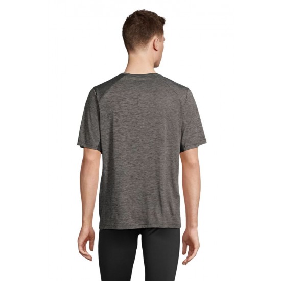 Футболка спортивна SOL’S Storm графіт/чорний - 04810313L