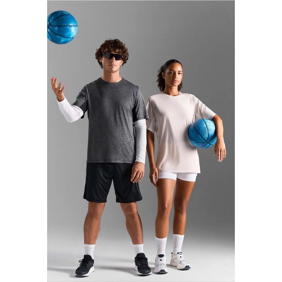 Футболка спортивна SOL’S Storm графіт/чорний - 04810313L