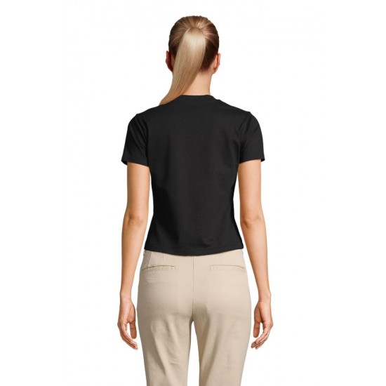 Футболка жіноча SOL’S Lilia насичений чорний - 04811309M