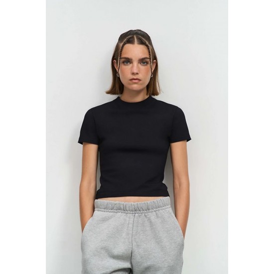 Футболка жіноча SOL’S Lilia насичений чорний - 04811309M
