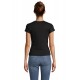 Футболка жіноча SOL’S Sara насичений чорний - 04814309M