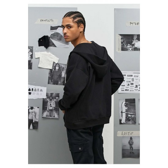 Худі на блискавці SOL’S Jelo чорний - 04818312L