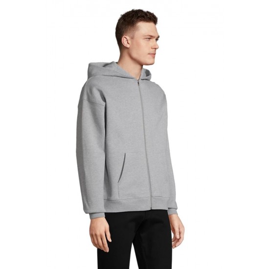 Худі на блискавці SOL’S Jelo сірий меланж - 048183603XL