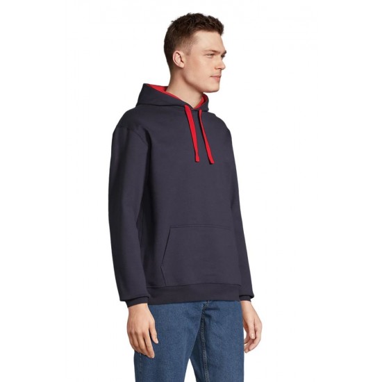 Худі SOL’S Cameron кобальт/яскраво-червоний - 04853874S