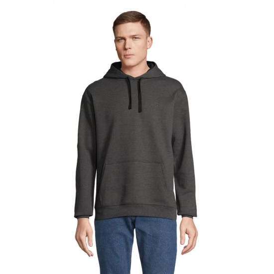 Худі SOL’S Cameron вугільний меланж/чорний - 04853993S
