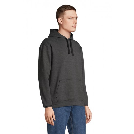 Худі SOL’S Cameron вугільний меланж/чорний - 04853993S
